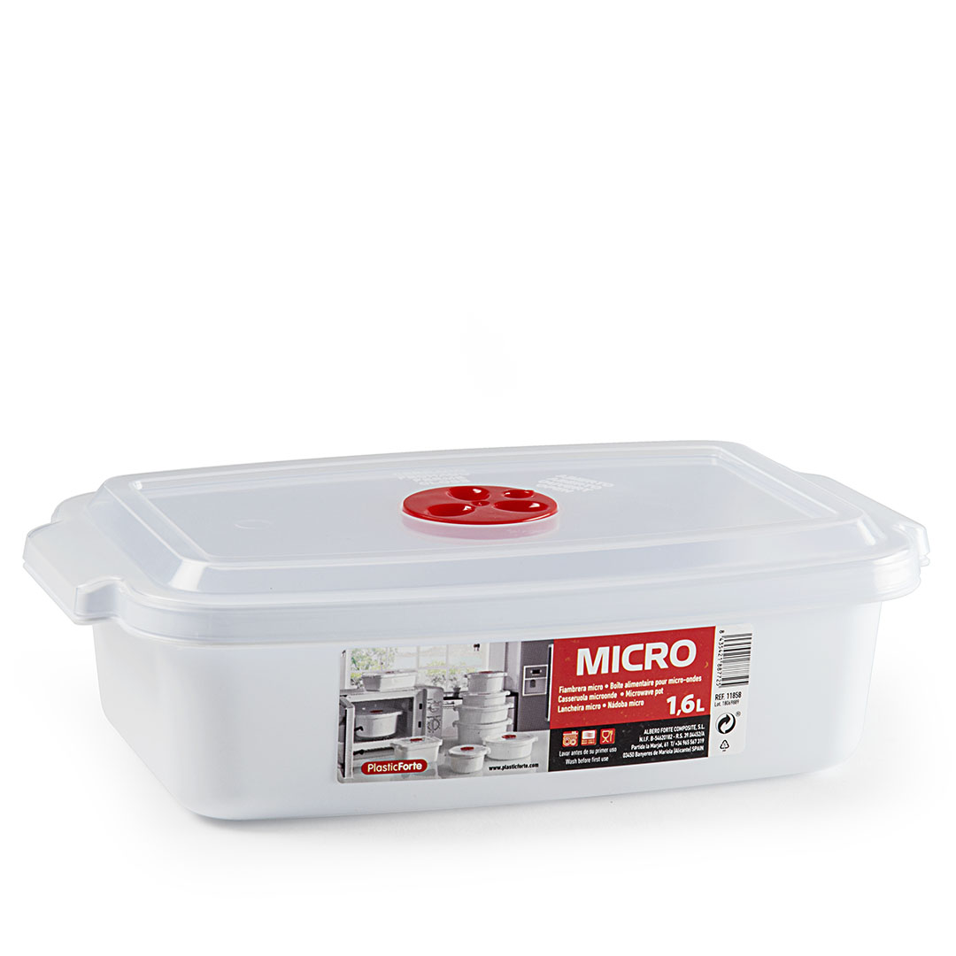 Fiambrera Micro Rect 1,6 L