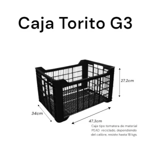 Caja Agricola Tomatera Torito G3 | Cosechera Apilable