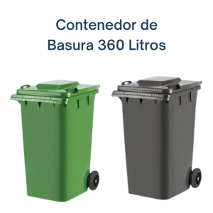 Contenedor de Basura 360 Litros | Certificado EN840