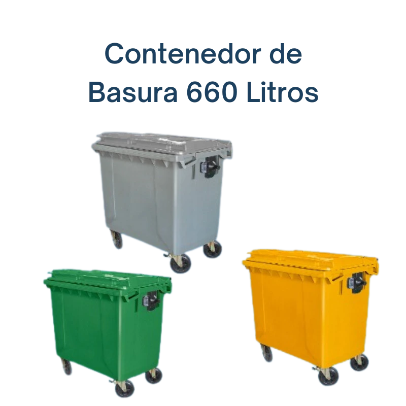 Contenedor de Basura 660 Litros | Certificado EN840 - Imagen 2