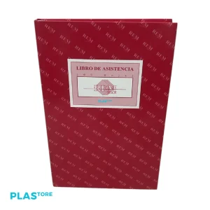 Libro De Asistencia Foliado 200 Hojas Rem | Tapa Dura