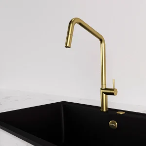 Grifo Cocina con ducha extraíble Oro POALGI