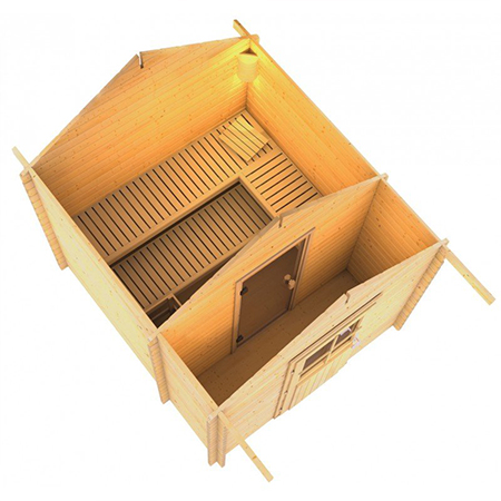 Sauna Finlandesa exterior Chalet 3 – 5/6 Plazas - Imagen 8