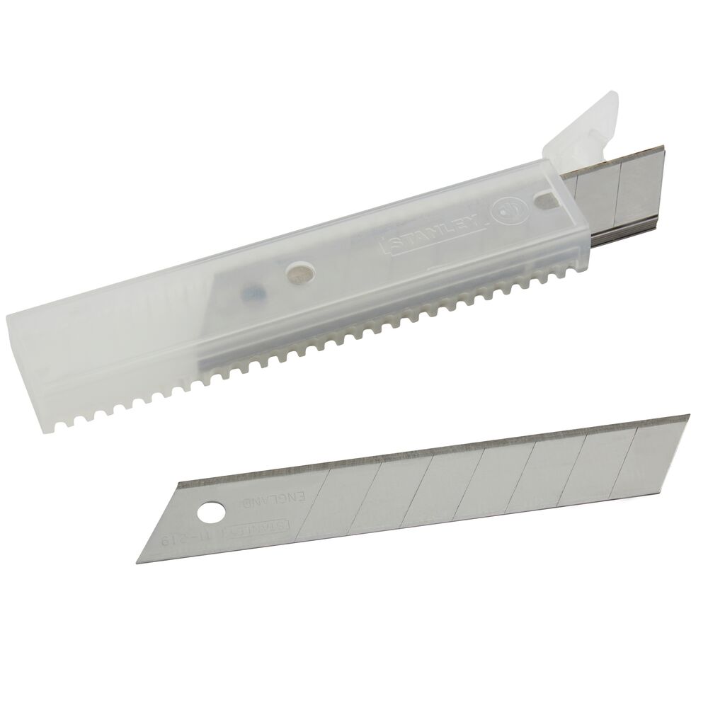 Hojas de recambio para cúter 18 mm – 10 unidades Stanley 2‑11‑718 - Imagen 2